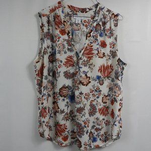Adrienne Vitiadini Floral Sleeveless Blouse